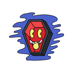Coffin Enamel Pin - 
