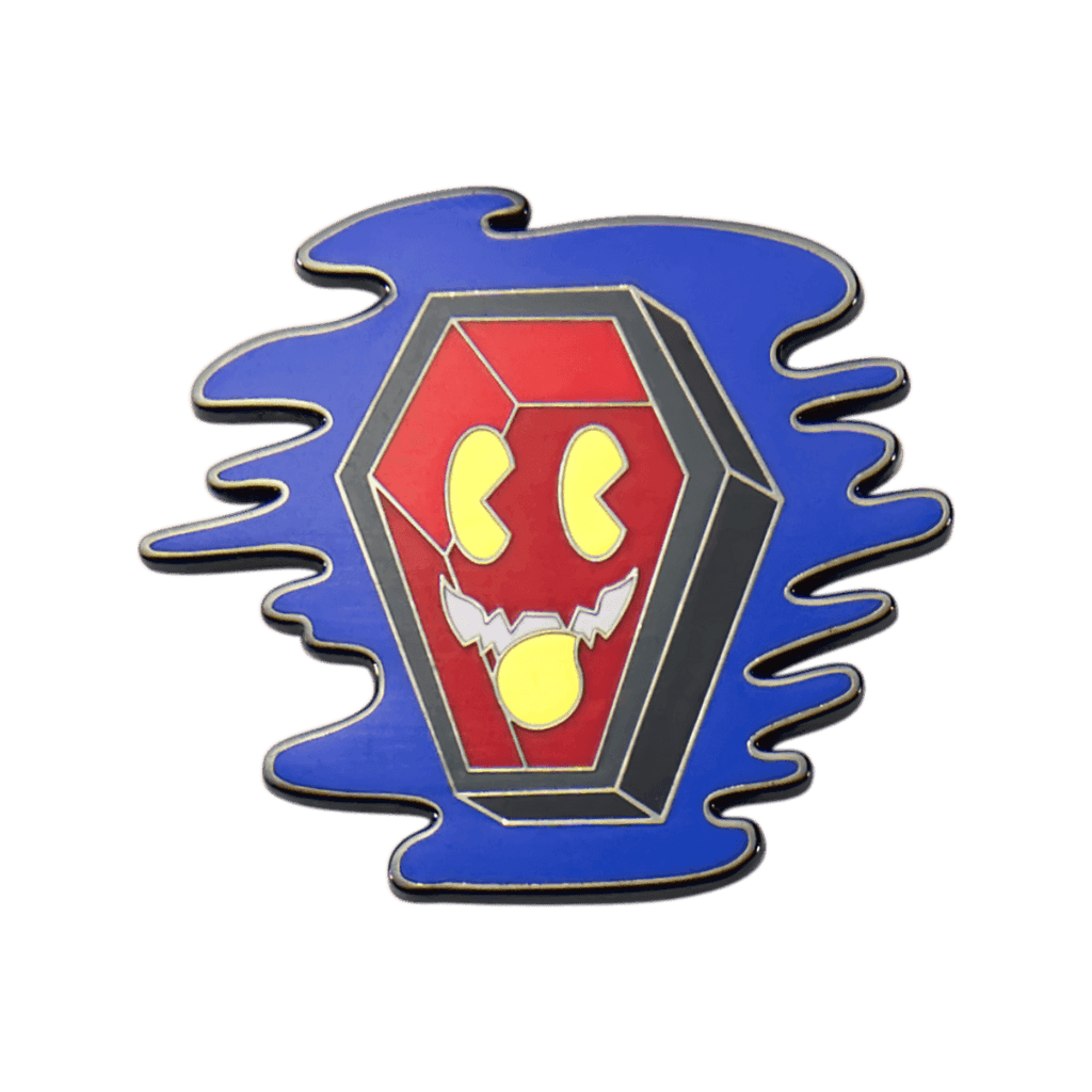 Coffin Enamel Pin - 