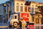 Custom Brick Soda Delivery Truck with Minifigure made using LEGO parts