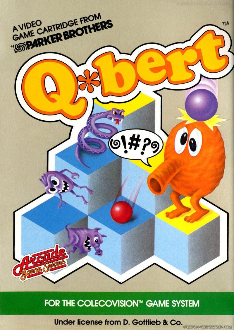 Q*bert - Colecovision - Complete in Box