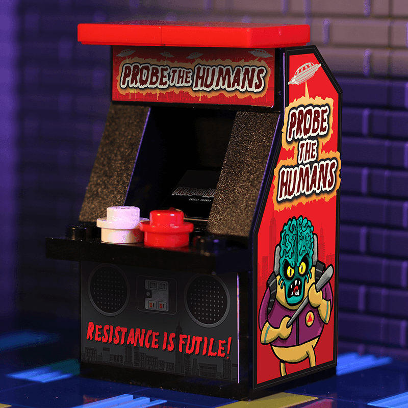 Probe the Humans - B3 Customs Arcade Machine - 