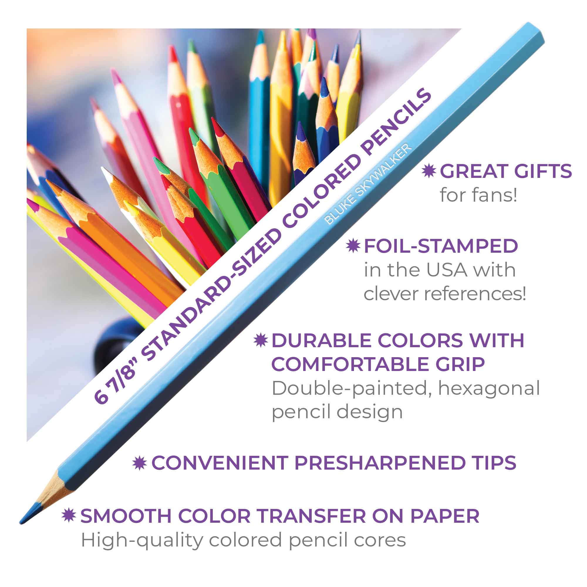 Color Wars Bundle Colored Pencils & Coloring Pages