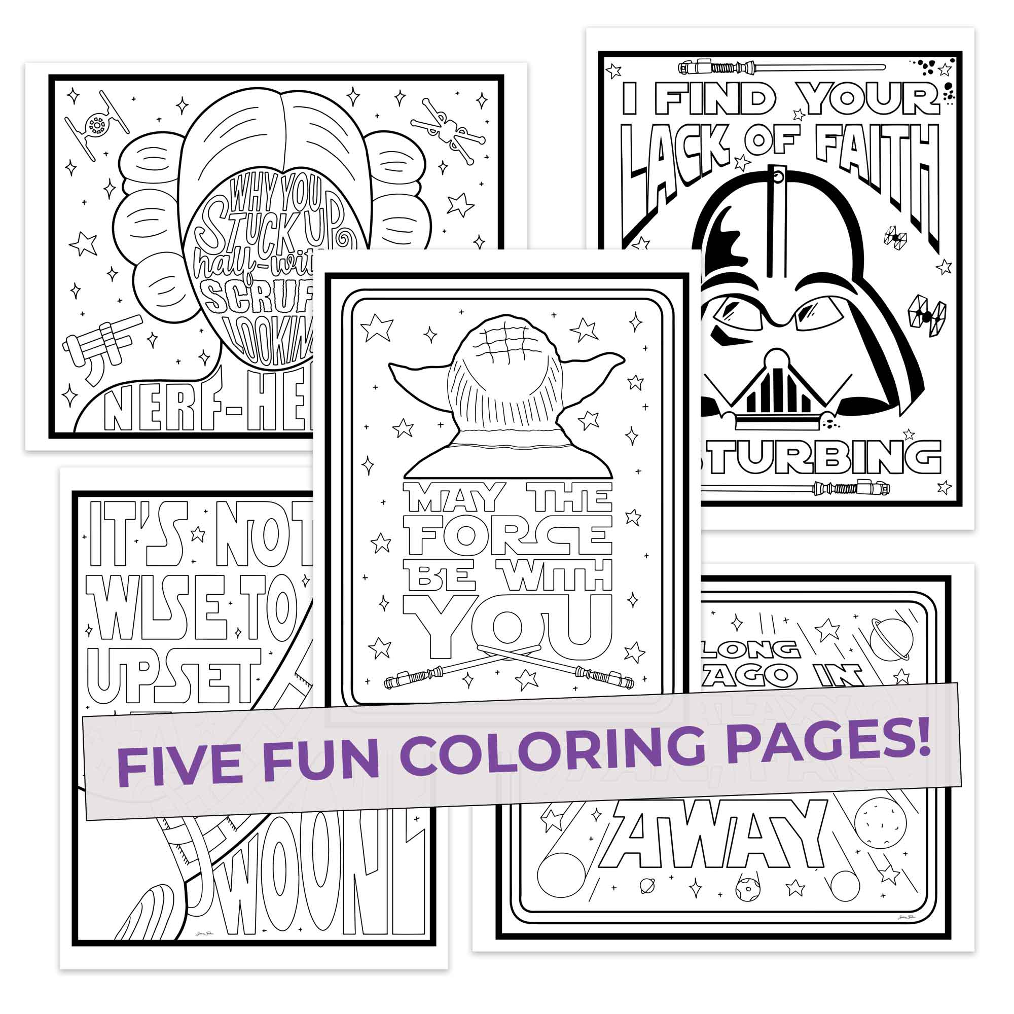 Color Wars Bundle Colored Pencils & Coloring Pages