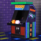 Froggy Arcade Machine made using LEGO parts - B3 Customs - 