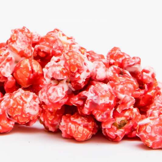Raspberry White Chocolate Popcorn