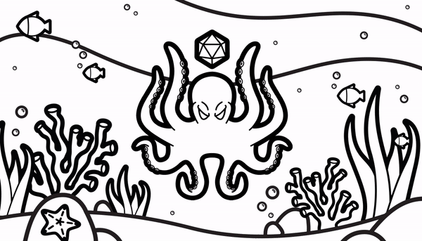 Colorbook Fire Breathing Dragon Playmat - Standard Playmat / Plain