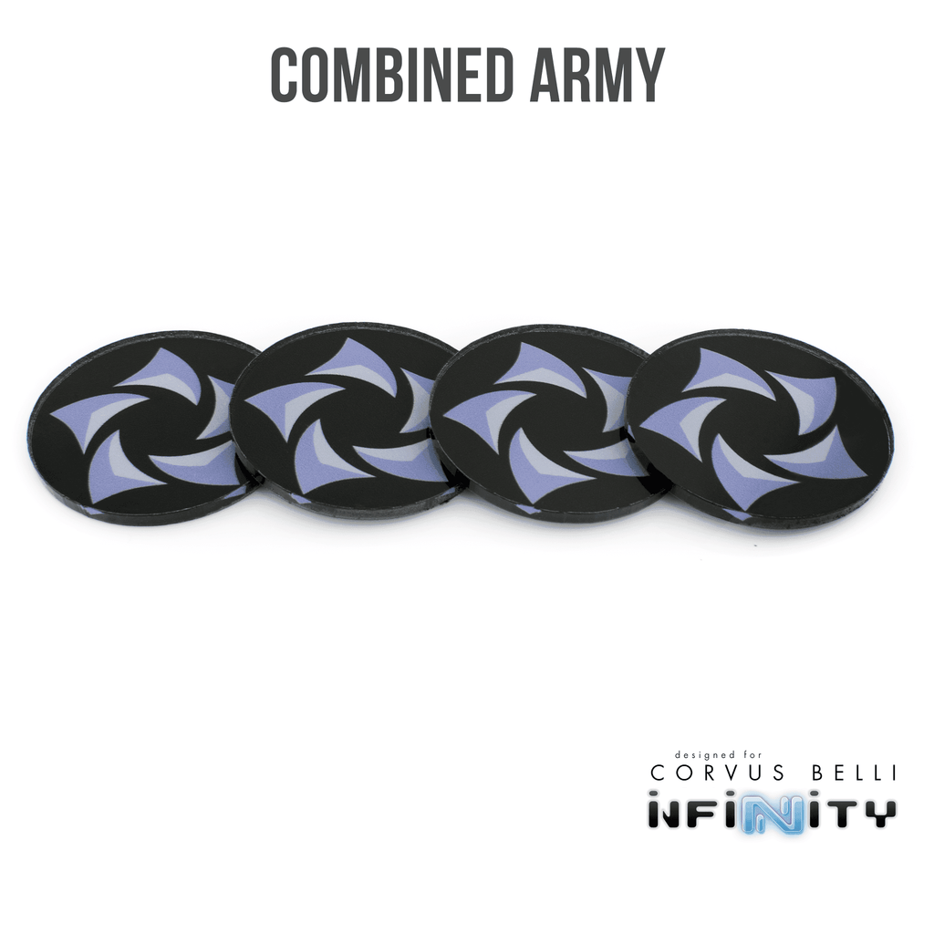 Infinity Faction Command Tokens - Combined Army
