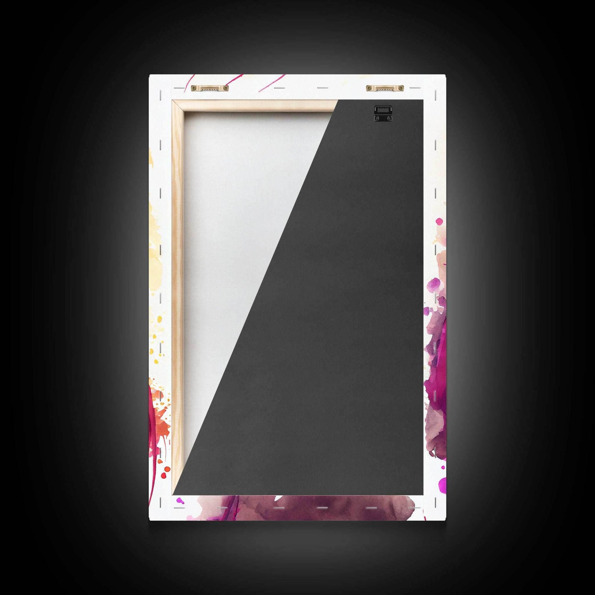 Magenta Purple Watercolor Dragon Fantasy Fine Art Print, Wall Decor, Wall Poster, Wall Art Print - 8x12 Inches / Gallery Wrap Canvas - Ready To Hang