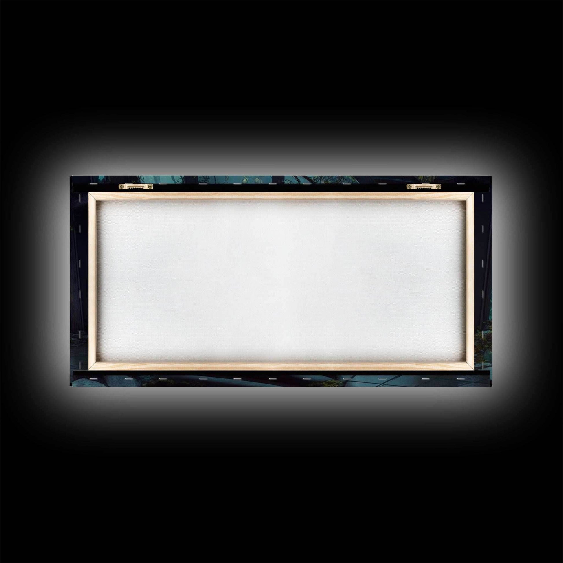 Fantasy Staircase, Framed Canvas Print, Stair Way to Beyond - 10x20 Inches / Gallery Wrap Canvas - Ready To Hang