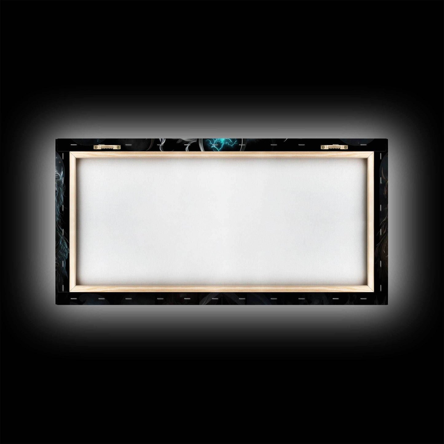 The Æsir, Aesir, Old Norse Gods, Framed Canvas Print, Norse Mythology, Scandinavian Mythology Fantasy Art - 10x20 Inches / Gallery Wrap Canvas - Ready To Hang