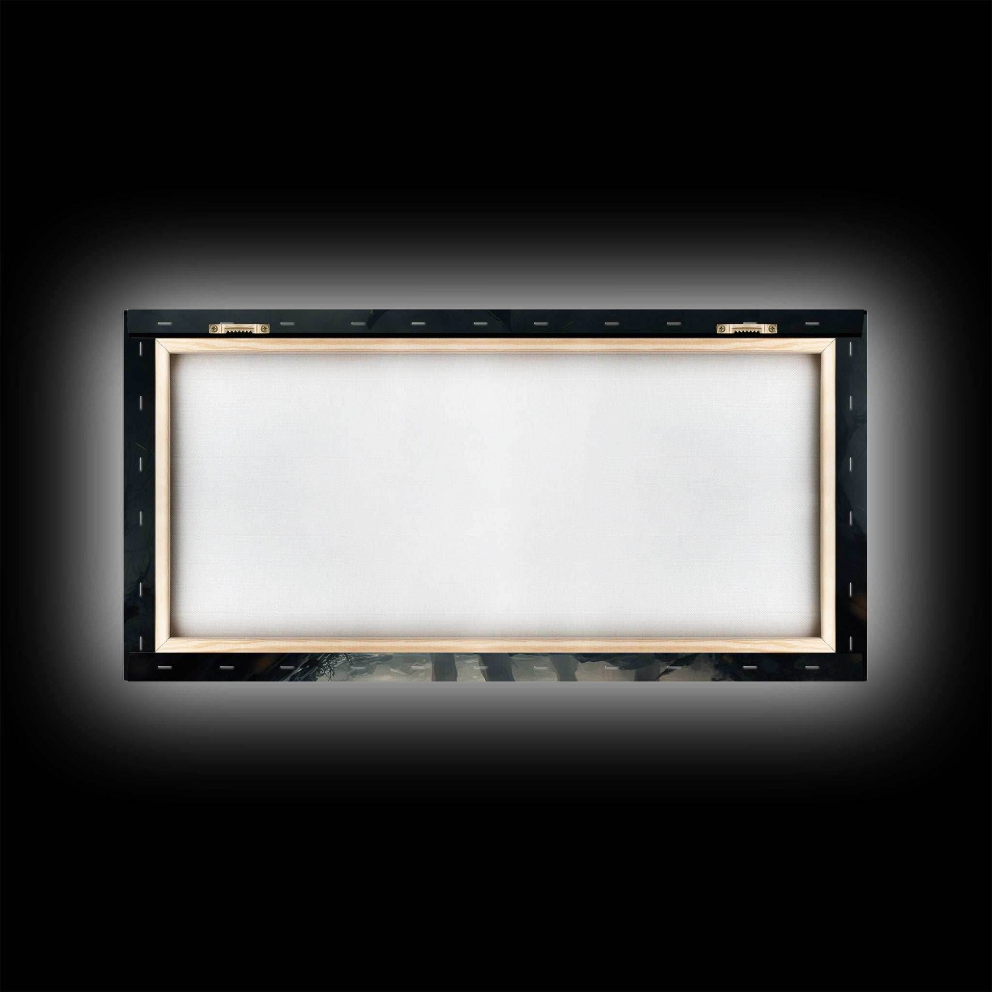 The Great Wolf Fenrir, Framed Canvas Print, Norse Mythology, Fantasy Art - 10x20 Inches / Gallery Wrap Canvas - Ready To Hang