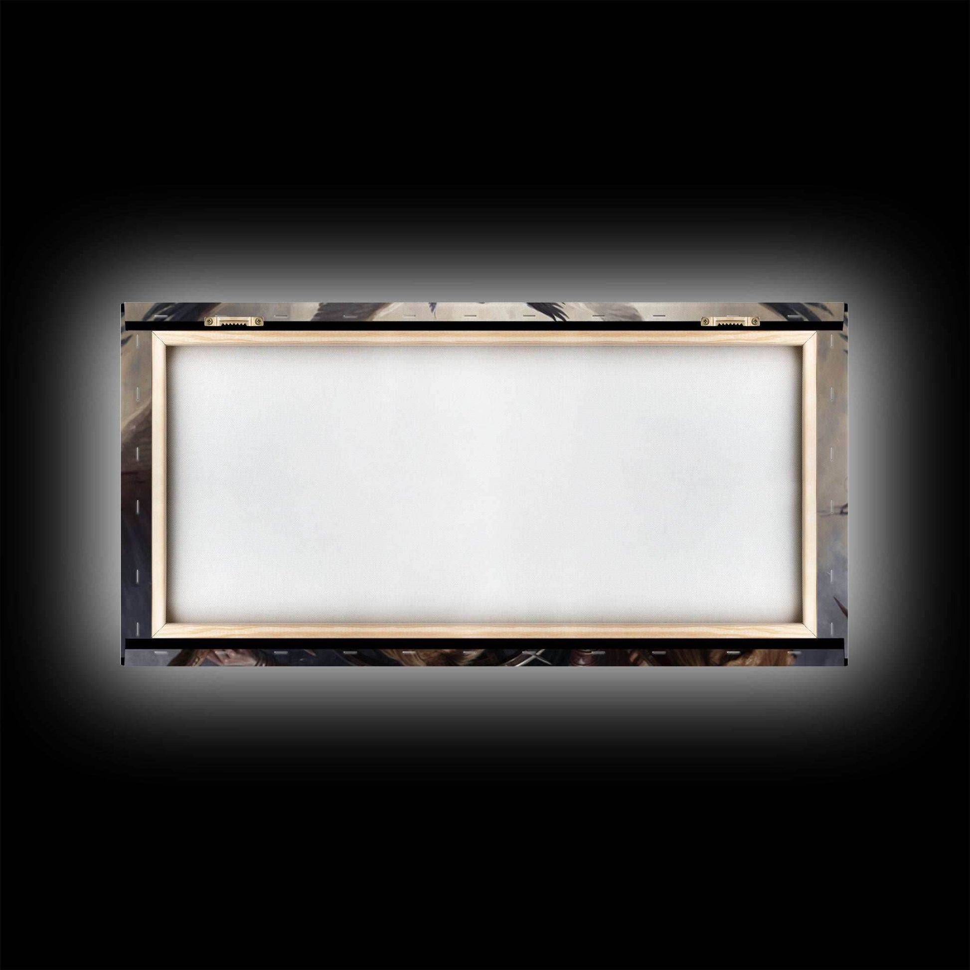 The Valkyries, Norse Mythology, Framed Canvas Print, Norse Fantasy Art - 10x20 Inches / Gallery Wrap Canvas - Ready To Hang