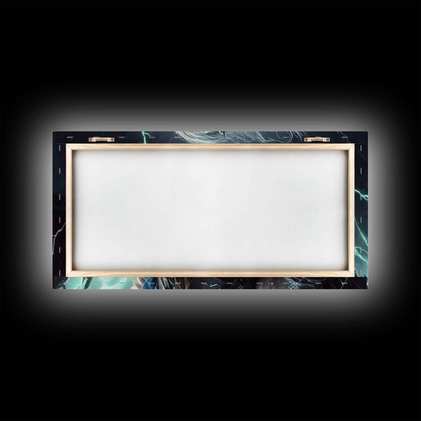 Thor God of Thunder, Framed Canvas Print, Norse Mythology Art, Fantasy Art - 10x20 Inches / Gallery Wrap Canvas - Ready To Hang