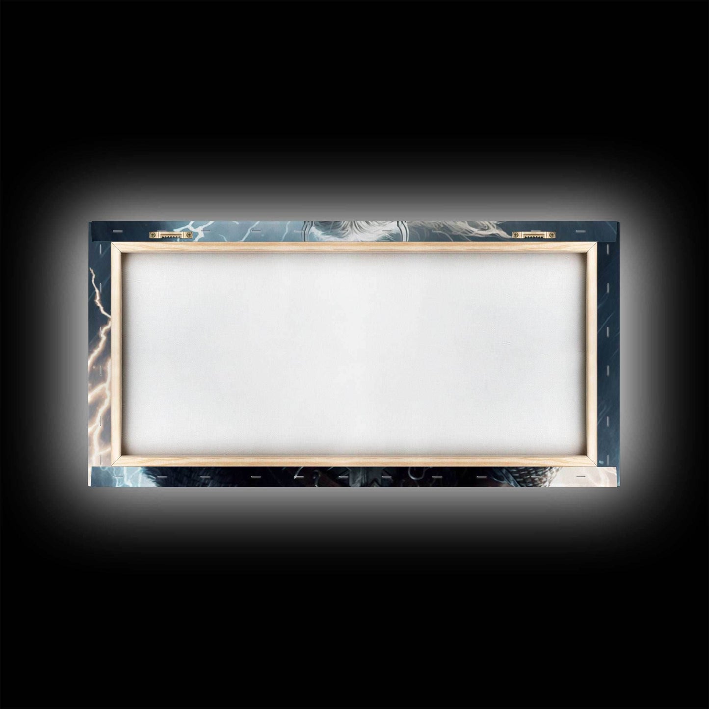 Thor Art, God of Thunder, Framed Canvas Print, Norse Mythology Art, Fantasy Art - 10x20 Inches / Gallery Wrap Canvas - Ready To Hang