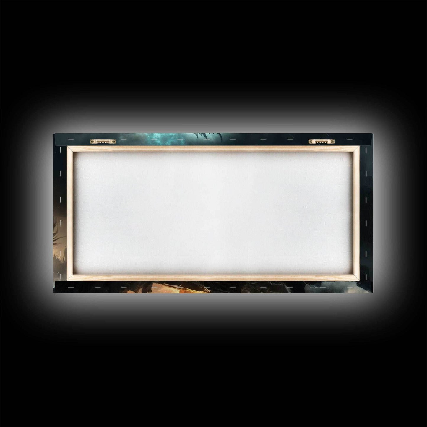 Fenrir, Fenrisúlfr, Norse Mythology, Hróðvitnir, Vánagandr, Vanargand, Fantasy Wolf Art, Nordic Fantasy Art - 10x20 Inches / Gallery Wrap Canvas - Ready To Hang