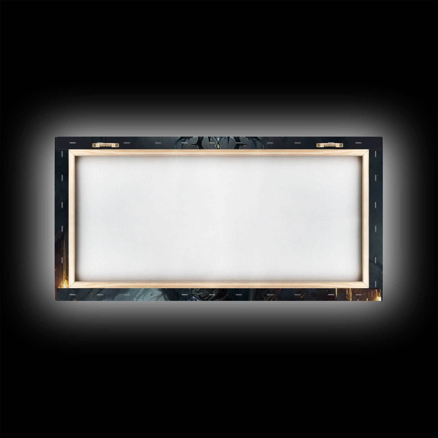 Hel, Goddess of Death, Framed Canvas Print, Norse Mythology Fantasy Art, Framed Canvas Print - 10x20 Inches / Gallery Wrap Canvas - Ready To Hang