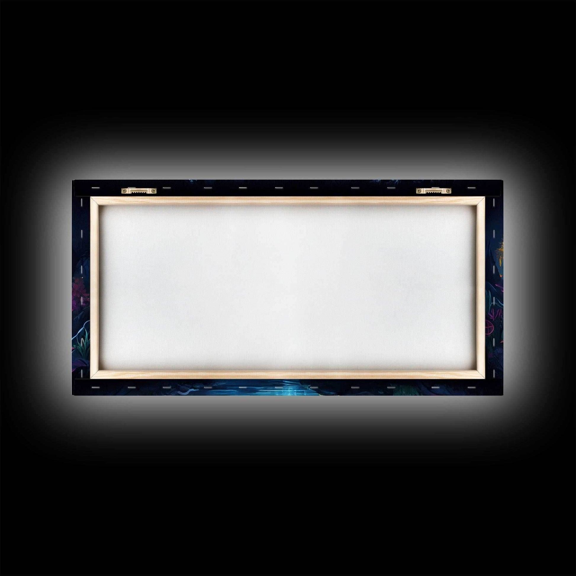 Enchanted Forest Painting, Fantasy Art, Fairy House, Fantasy, Woodland Decor, Woods, Forest, Fairy Forest - 10x20 Inches / Gallery Wrap Canvas - Ready To Hang