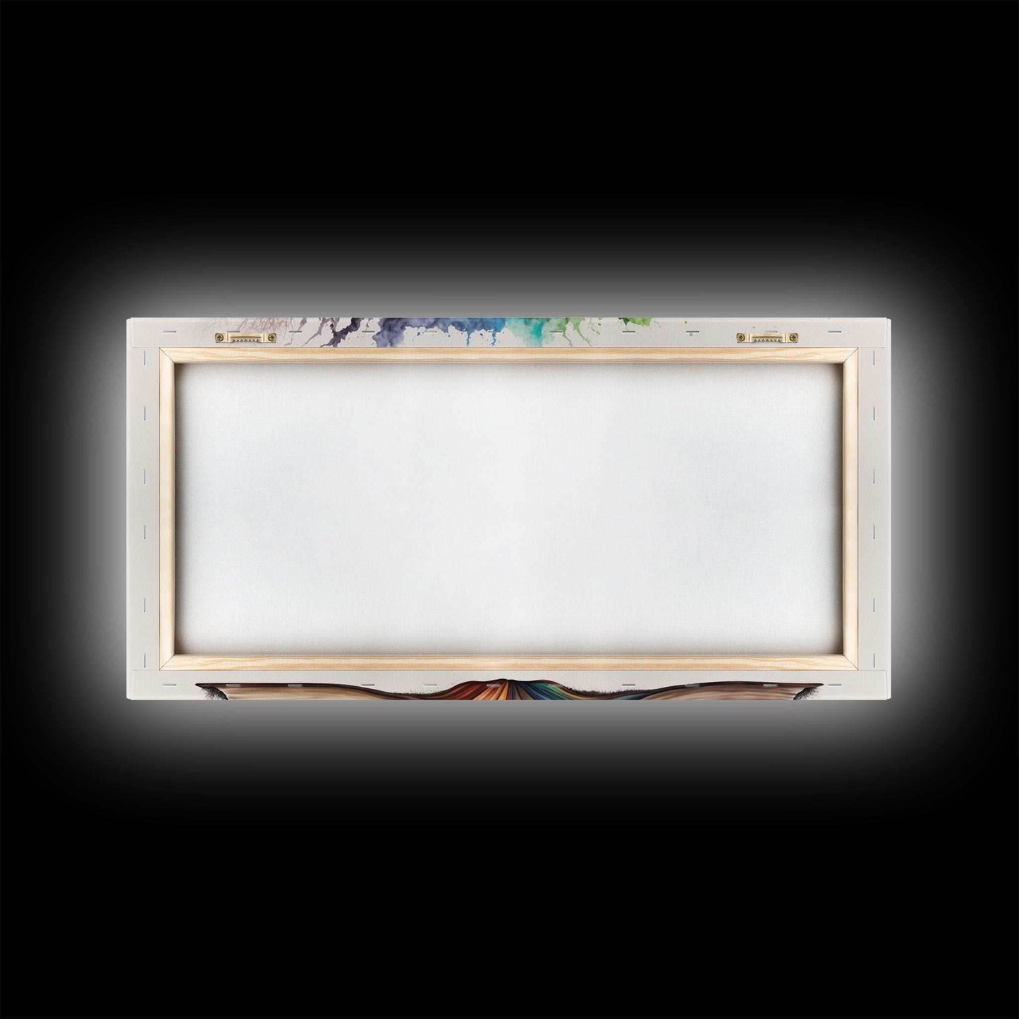 Tree of Knowledge, Framed Wall Art, Canvas Print, Watercolor, Huge Wall Art, Gift, Living Room Art, Fantasy Decor - 10x20 Inches / Gallery Wrap Canvas - Ready To Hang