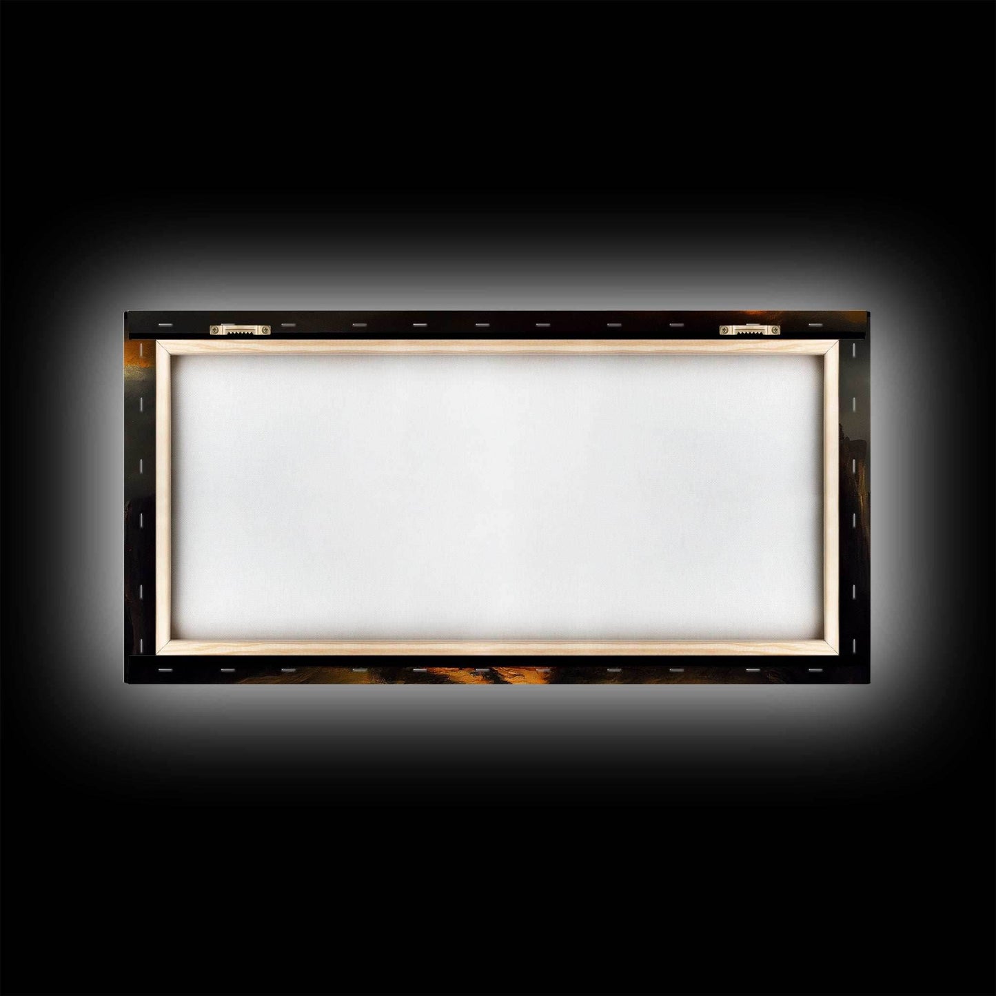 High Fantasy Art, The Dark Castle, Framed Canvas Print, Moonlit Fantasy, Custom Fantasy Art, fantasy art canvas - 10x20 Inches / Gallery Wrap Canvas - Ready To Hang