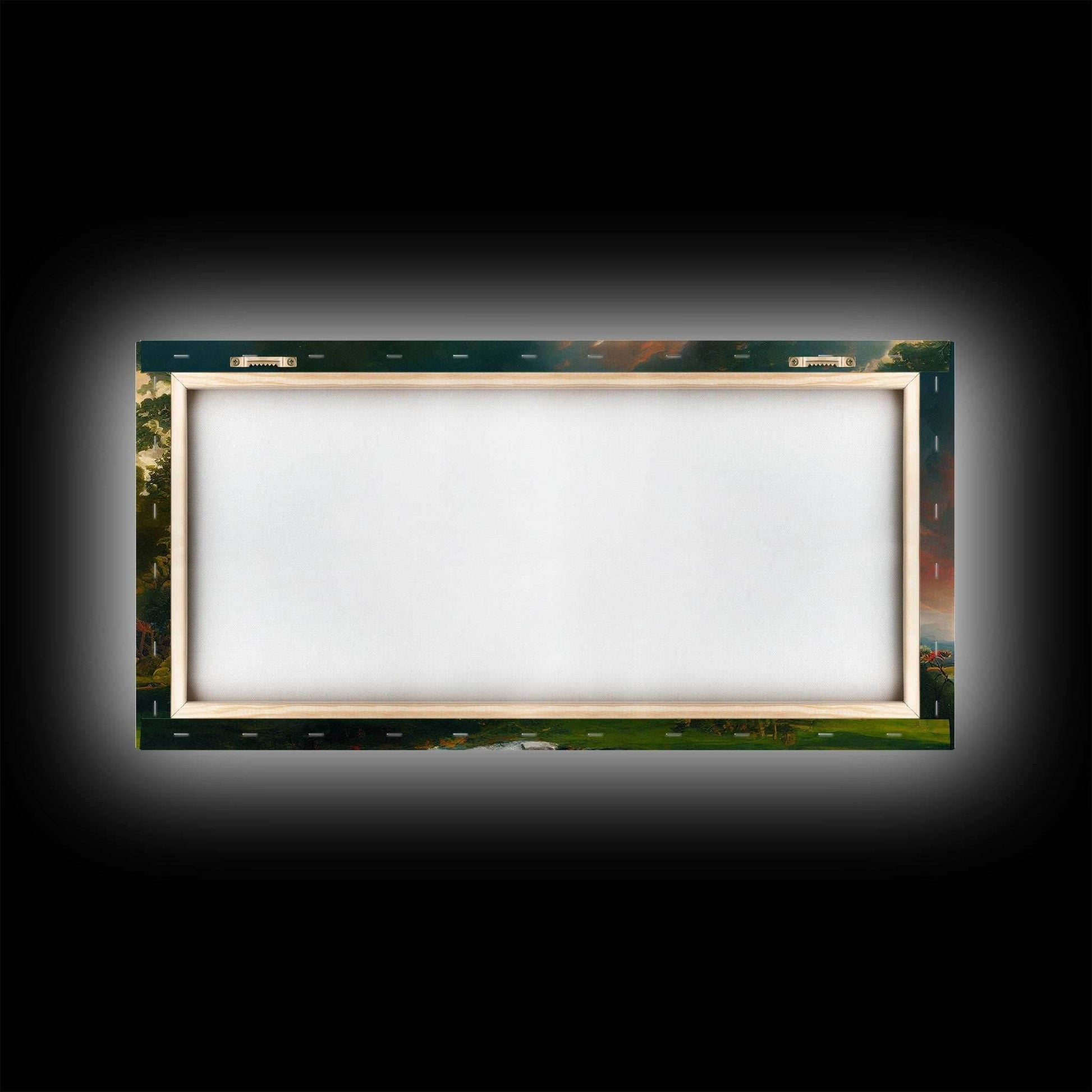 High Fantasy Art Canvas Print, Dark Tower, RPG Fantasy Art, RPG Concept art, unique wall art - 10x20 Inches / Gallery Wrap Canvas - Ready To Hang