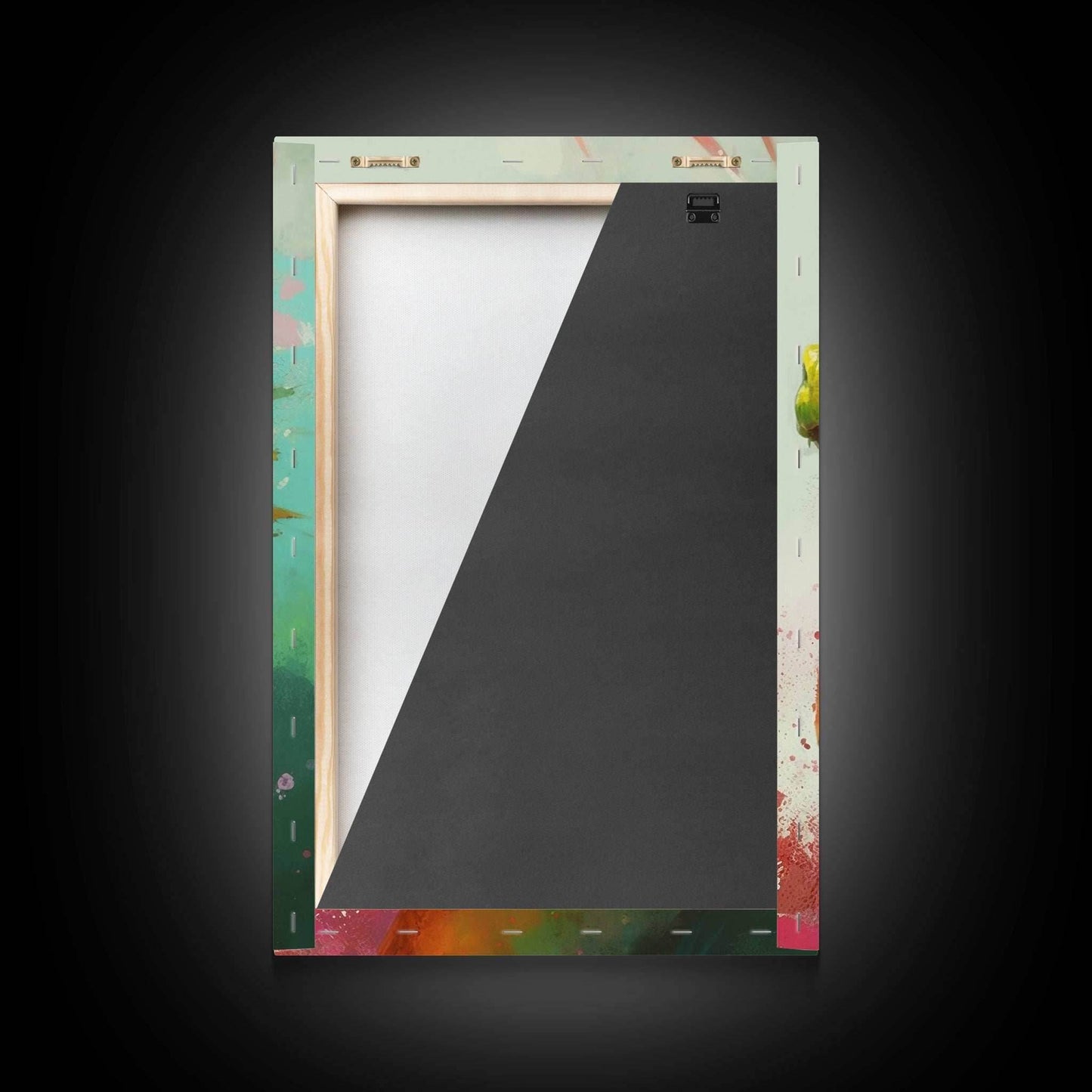 Framed Dragon Print, Watercolor Painting Of A Beautiful Dragon, Canvas Print, Canvas Art, Fantasy Decor - 8x12 Inches / Gallery Wrap Canvas - Ready To Hang