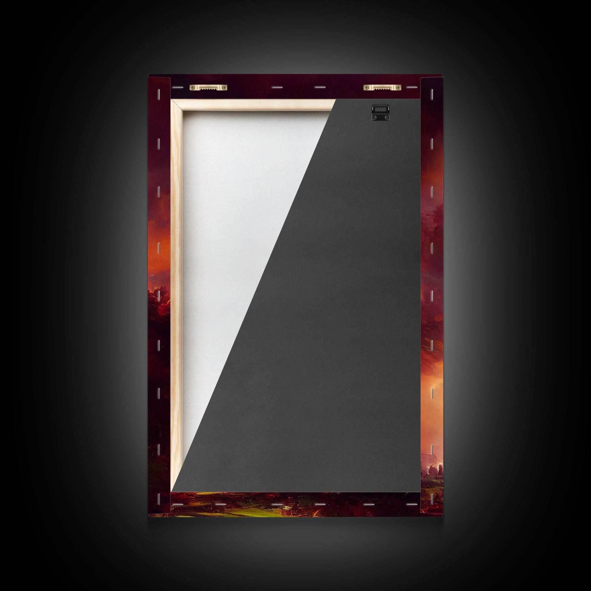 Dark Tower, High Fantasy Art Canvas Print, unique wall art, fantasy concept art - 8x12 Inches / Gallery Wrap Canvas - Ready To Hang