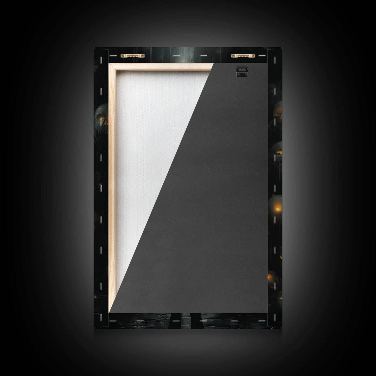 Dark Fantasy Art, Spooky Decor, Goth Decor, Canvas Print, Wall Art, Vertical Print, Dark Wall Art, Video Game Art, Gaming Wall Decor - 8x12 Inches / Gallery Wrap Canvas - Ready To Hang