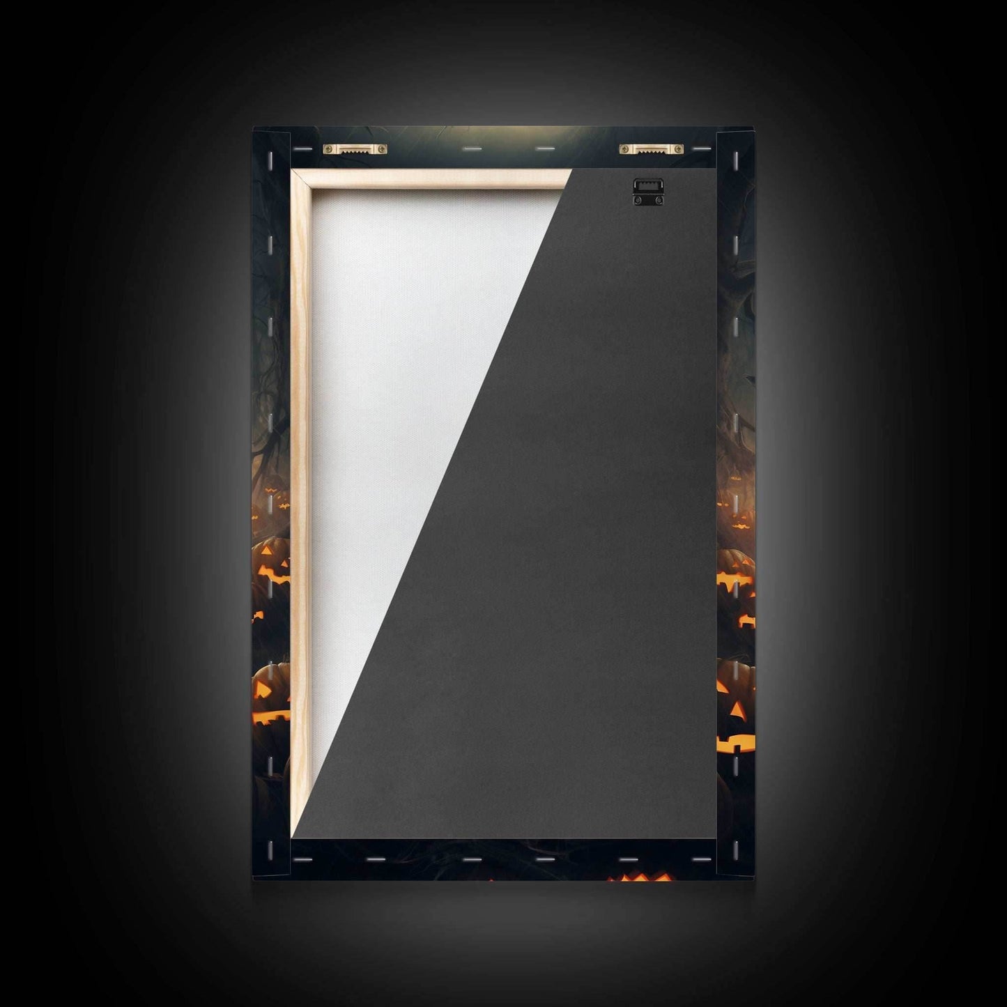 Halloween Art Print, Dark Fantasy Art, Dark Wall Art, Spooky Decor, Goth Decor, Canvas Print, Wall Art, Vertical Print, Creepy Wall Art - 8x12 Inches / Gallery Wrap Canvas - Ready To Hang