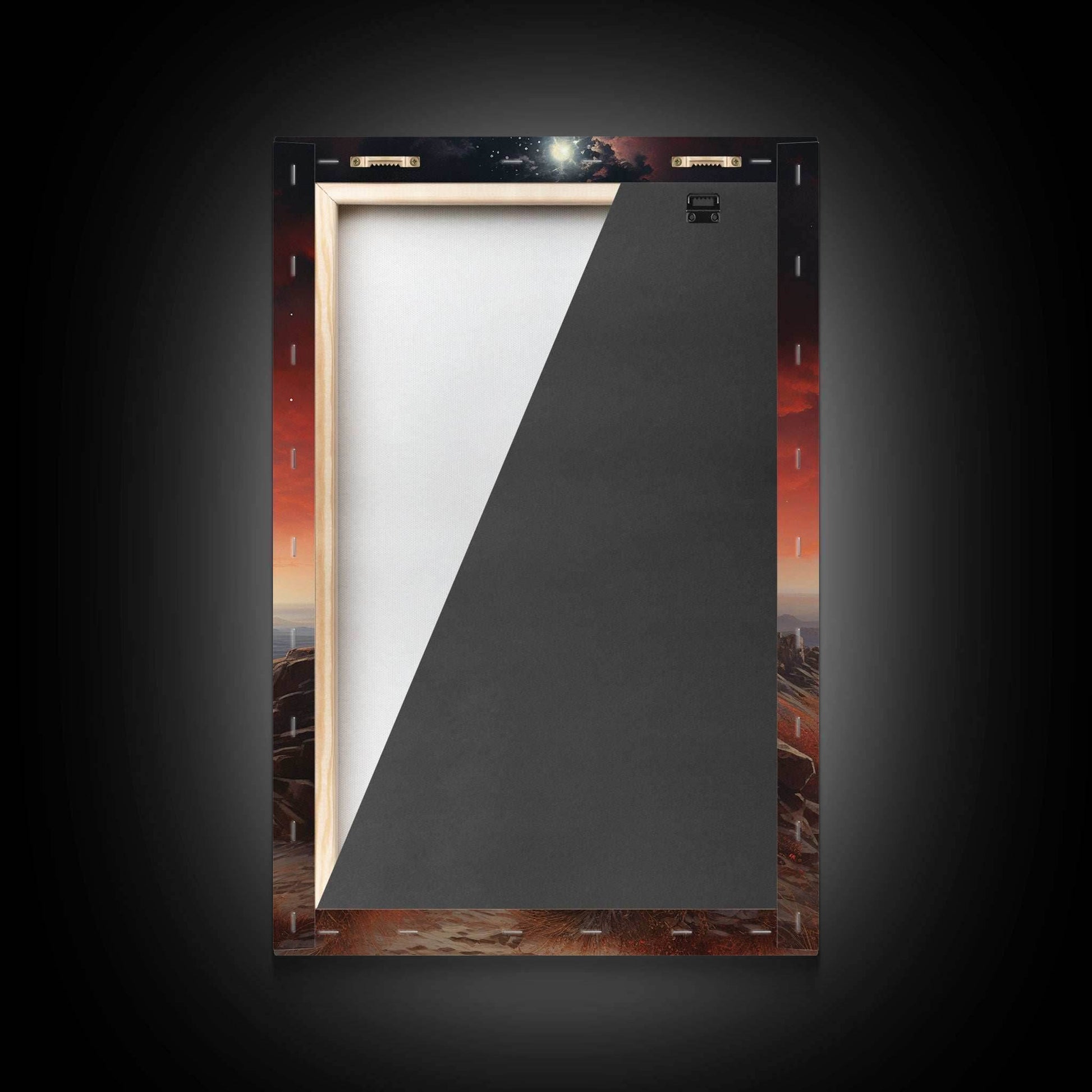 Sci Fi Wall Art, Fantasy Artwork, Space Wall Art, Tiny House Decor, Canvas Print, Wall Art, Vertical Art, Moving Gift, Game Room Decor - 8x12 Inches / Gallery Wrap Canvas - Ready To Hang