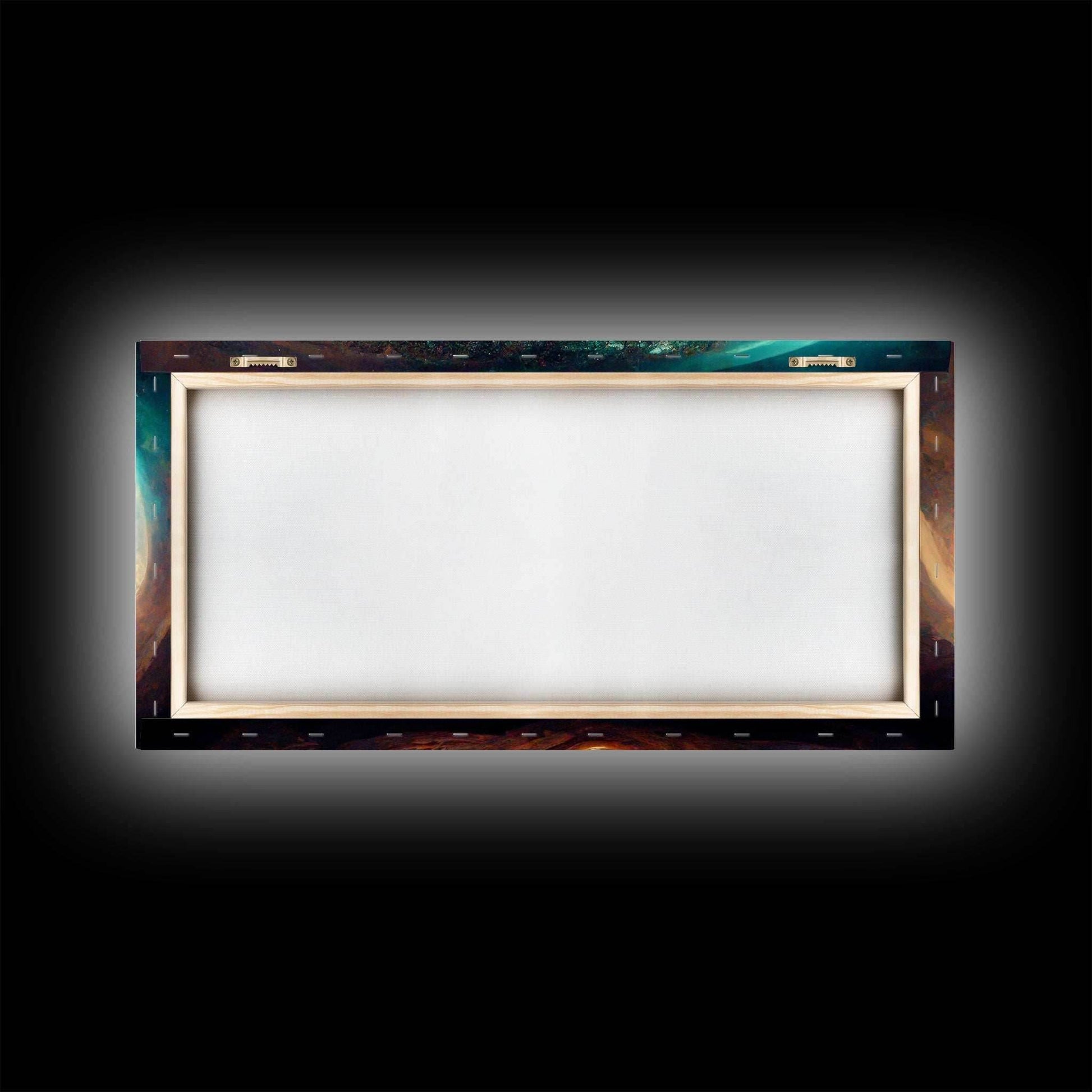 Gaia, norse mythology, canvas print, high fantasy art - 10x20 Inches / Gallery Wrap Canvas - Ready To Hang