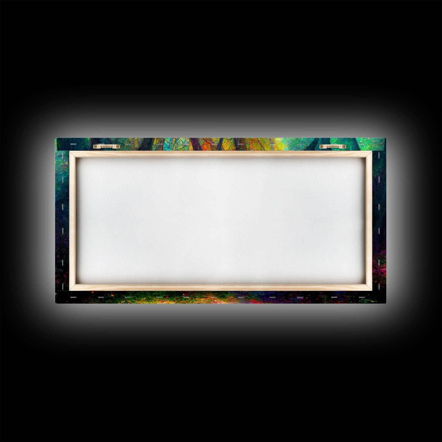 Fantasy wall art, canvas print, magical forest, fantasy landscape art, ready to hang wall art - 10x20 Inches / Gallery Wrap Canvas - Ready To Hang