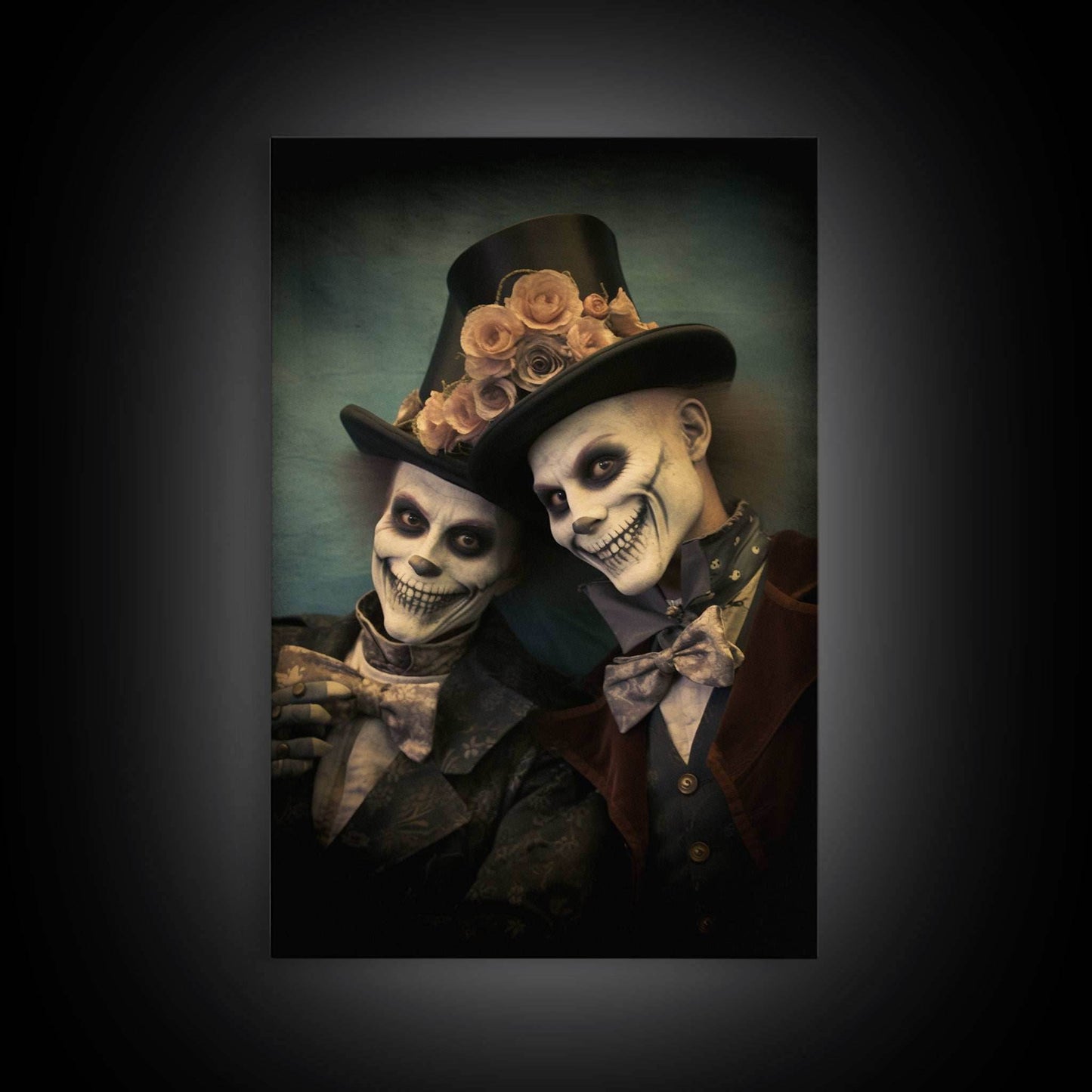 Dark Fantasy, Goth Wall Art, Gothic Wall Decor, Spooky Art, Creepy Wall Art, Canvas Print, Wall Art, Vertical Print, Home Decor, Room Decor - 8x12 Inches / Gallery Wrap Canvas - Ready To Hang