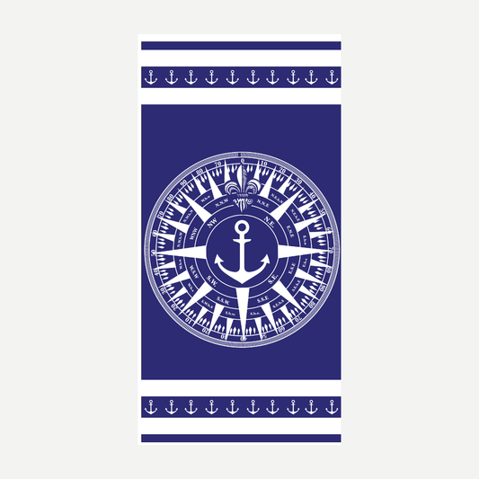 Compass Beach Towel