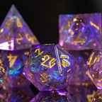 Conjure Celestial Sharp-Edged Resin Dice Set
