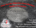 Acrylic Objective Zone Markers - For Use in Conquest (Not Official) - No Color / Tournament Package