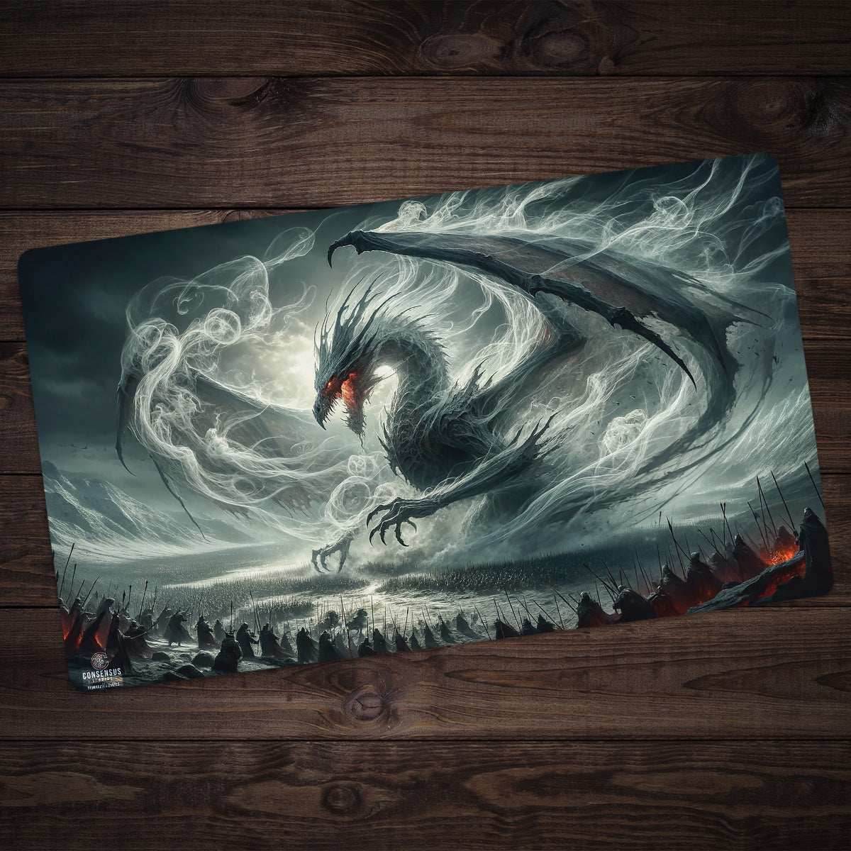 Undead Dragon Battle Playmat - Plain