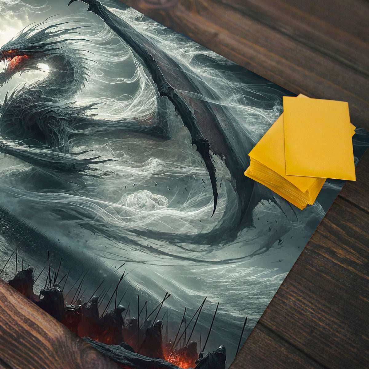 Undead Dragon Battle Playmat - Plain