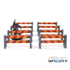 Construction Barricade - 8 Pack