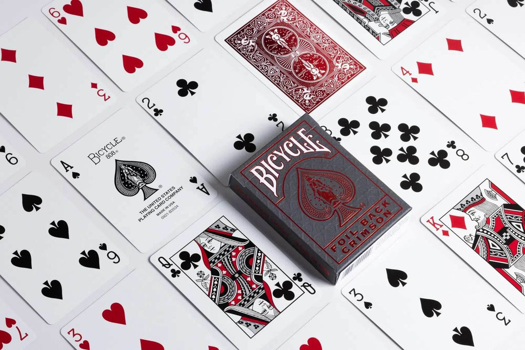 Bicycle Metalluxe Red Foil Back Playing Cards - 