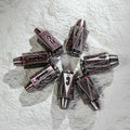 Cool dnd dice: unique metal bullet-shaped polyhedron RPG dice set