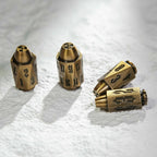 Cool dnd dice: unique metal bullet-shaped polyhedron RPG dice set