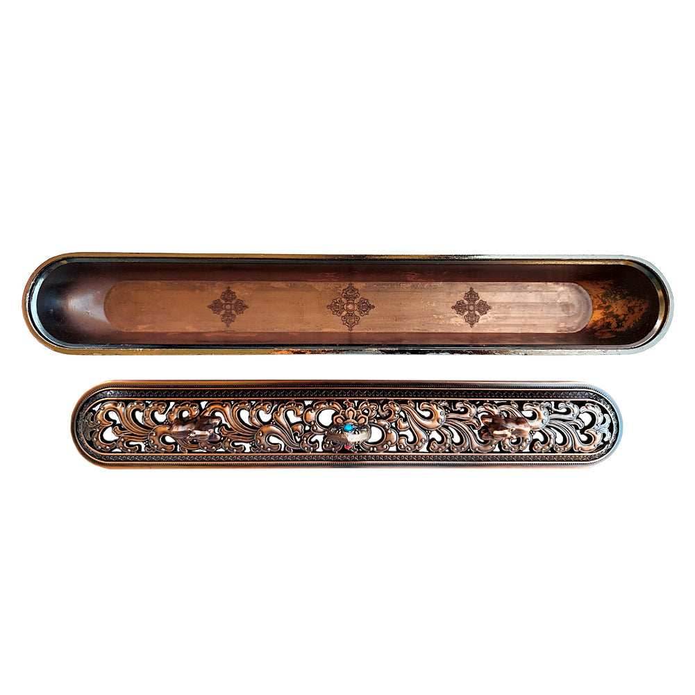 Copper Tibetan Incense Burner - 