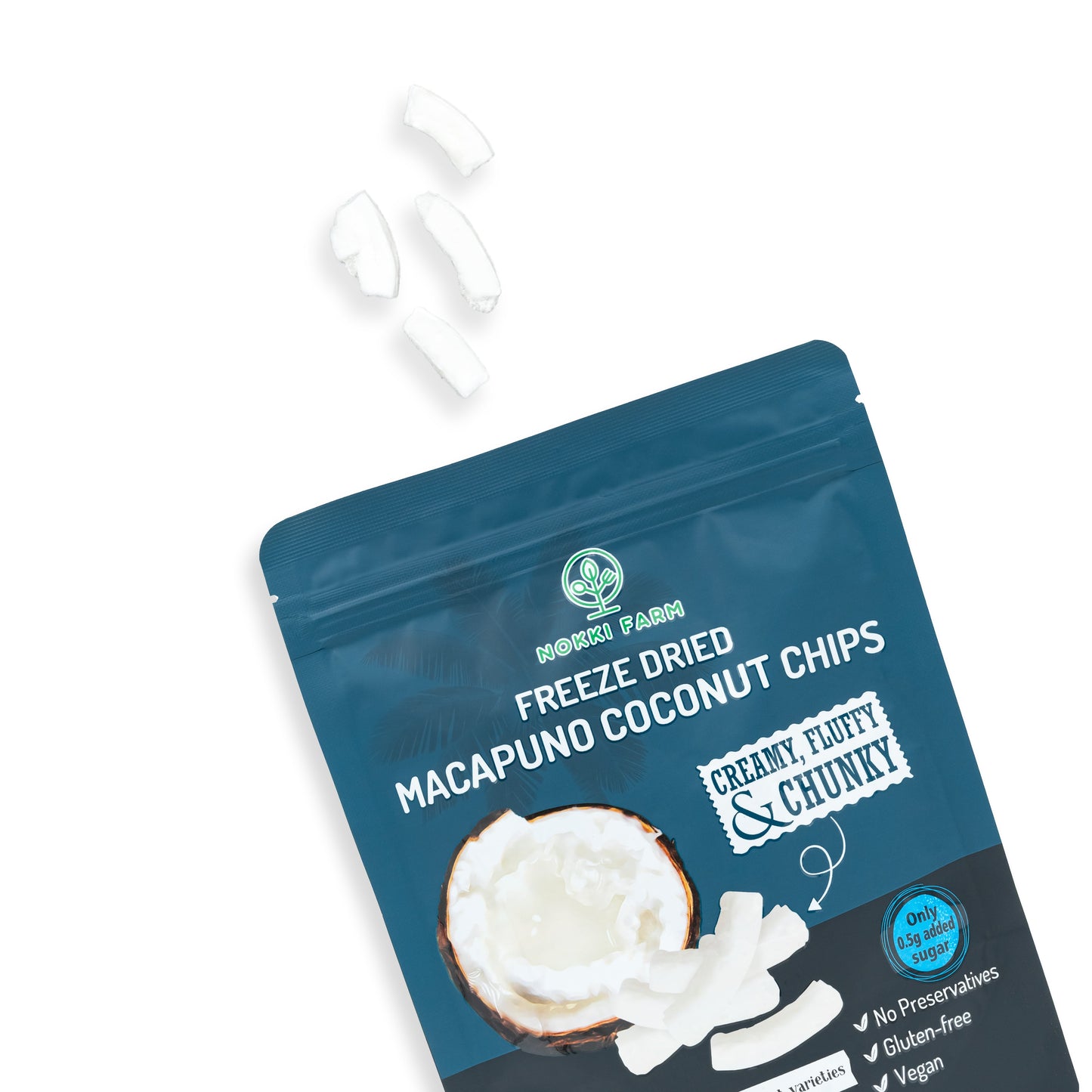 Freeze-Dried Macapuno Coconut Chips