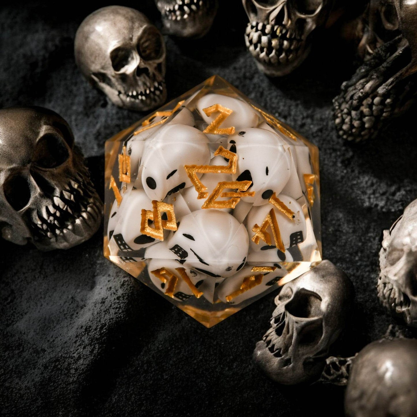 Corpse Gold Resin 30mm D20 'PRE-ORDER | SPRING EVENT DEAL' - 