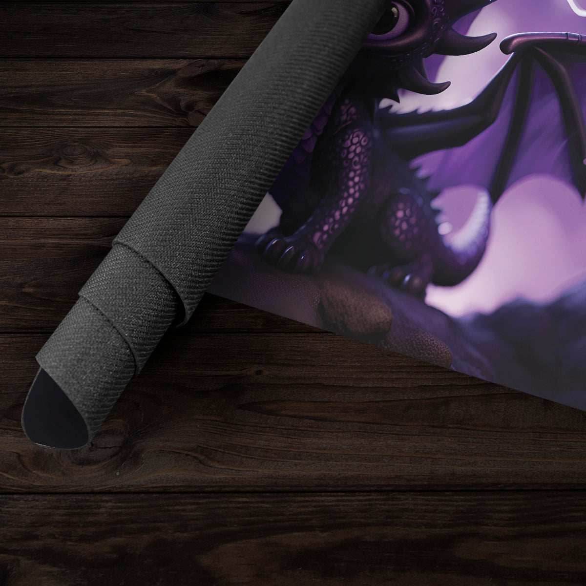 Purple Strom Dragon Playmat - Standard Playmat / Plain