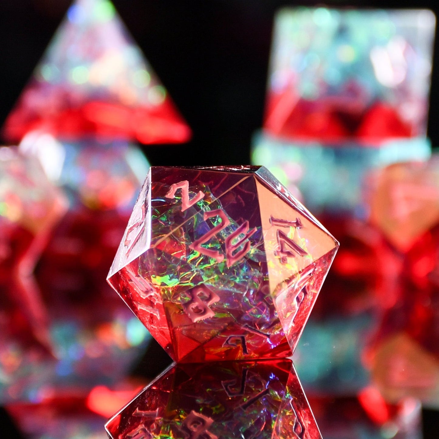 Counterspell Sharp-Edged Resin Dice Set