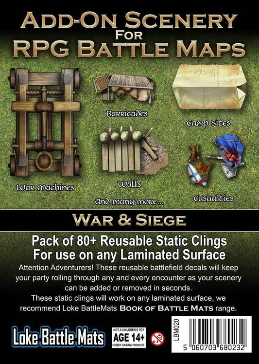 Battle Mats: Add On Scenery - War & Siege - 