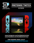 Custom Pretendo 2017 Handheld Console Building Set made using LEGO parts - 