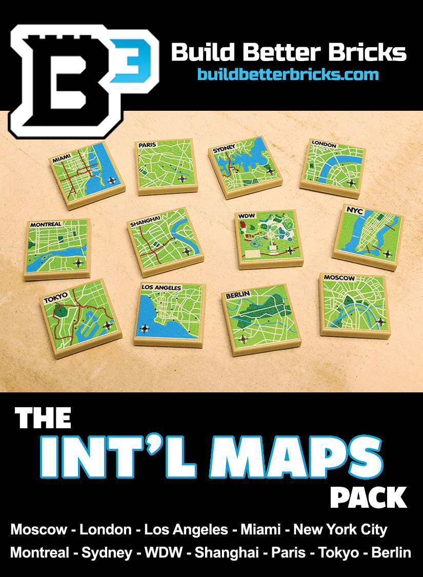 B3 Customs® International Maps Pack - 
