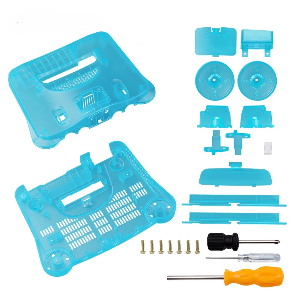 N64 Replacement Translucent Shell Case Housing Nintendo 64